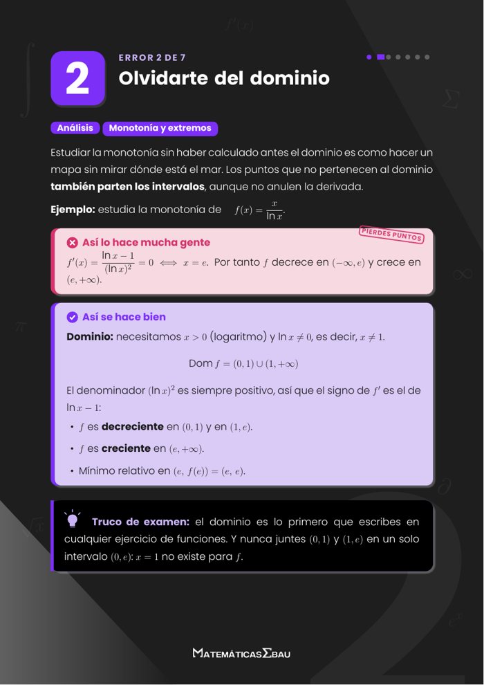 Página de la guía: Error 2, olvidarte del dominio